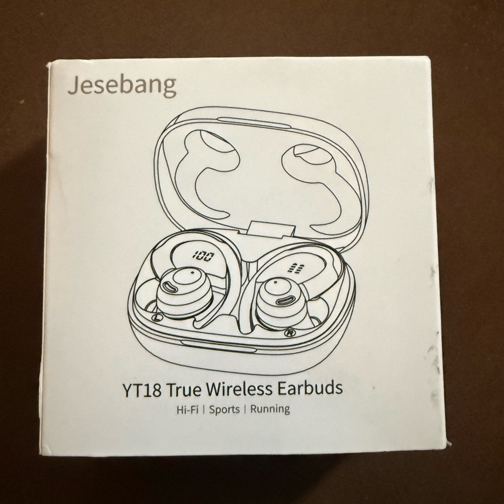 NIB Jesebang AI Language Translator Earbuds,ModelYT18,Real Time,Music,Noise etc.